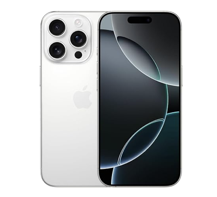 Apple iPhone 16 Pro, US Version, 128GB, White Titanium - Unlocked (Renewed)