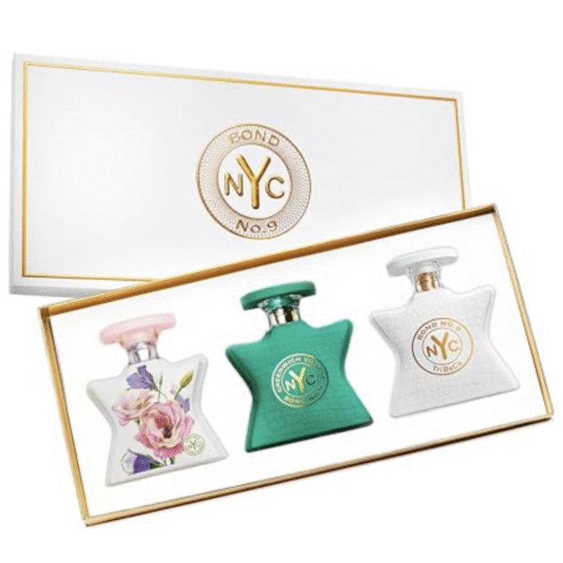 Bond No. 9 New York Women's Luxe Eau de Parfum Trio - Fragrance Gift Set Including New York Flowers, Greenwhich Village & Tribeca - 3 x 1.7 Fl Oz ($1,025 value)