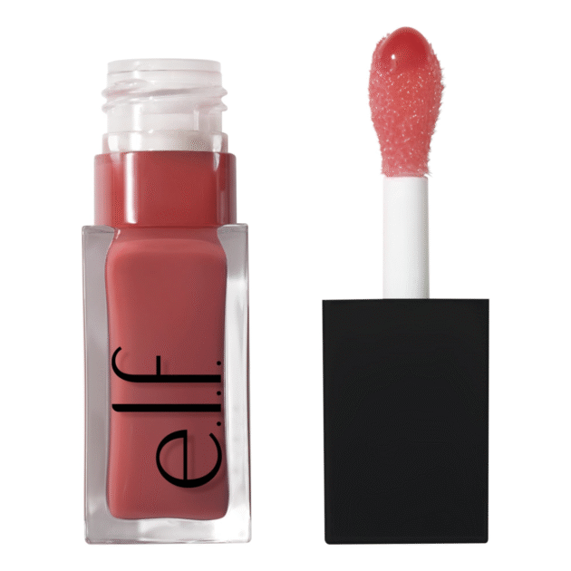 e.l.f. Glow Reviver Lip Oil, Nourishing Tinted Lip Oil For A High-shine Finish, Infused With Jojoba Oil, Vegan & Cruelty-free, Rose Envy
